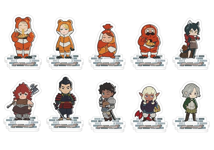 ダンジョン飯 アクリルマスコットコレクション　全９種　コンプリート ダンジョン飯 アクリルマスコットコレクション BOX: その他